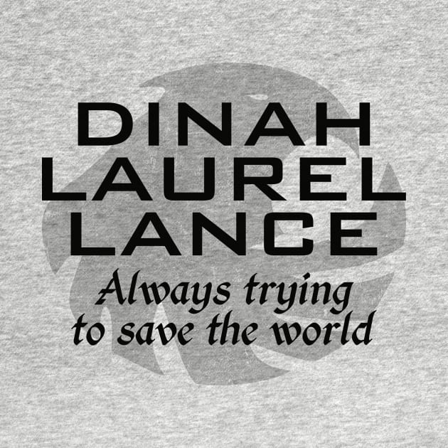 Laurel Lance - Save The World by fenixlaw